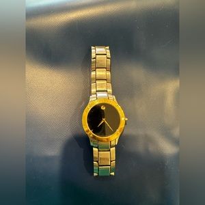 Movado two tone watch